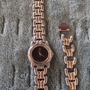 Citizen eco-drive gold and silver watch